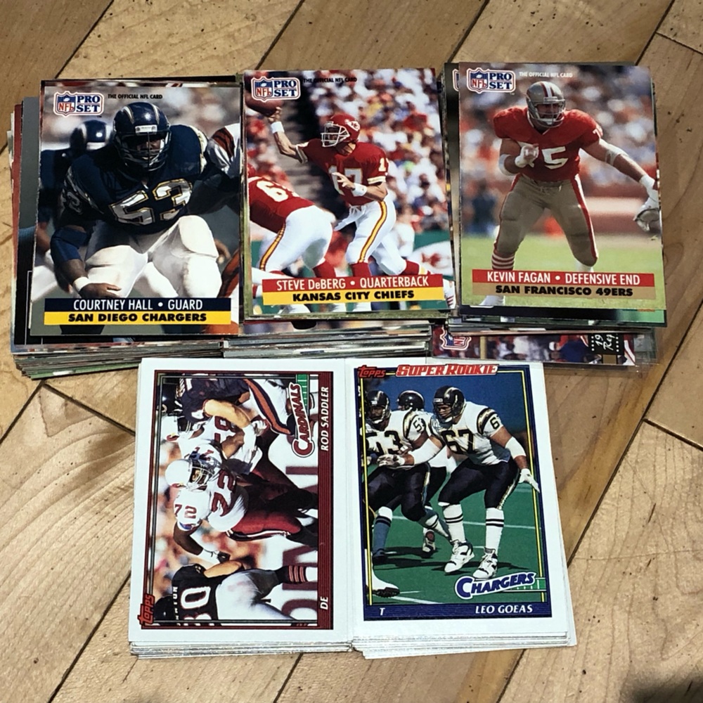 3/$40 NFL Football Trading Cards